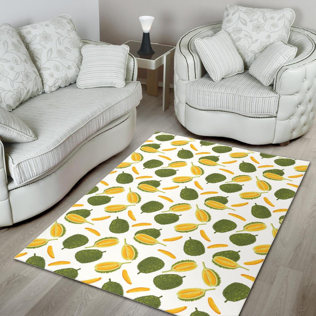 Durian Pattern Background Area Rug