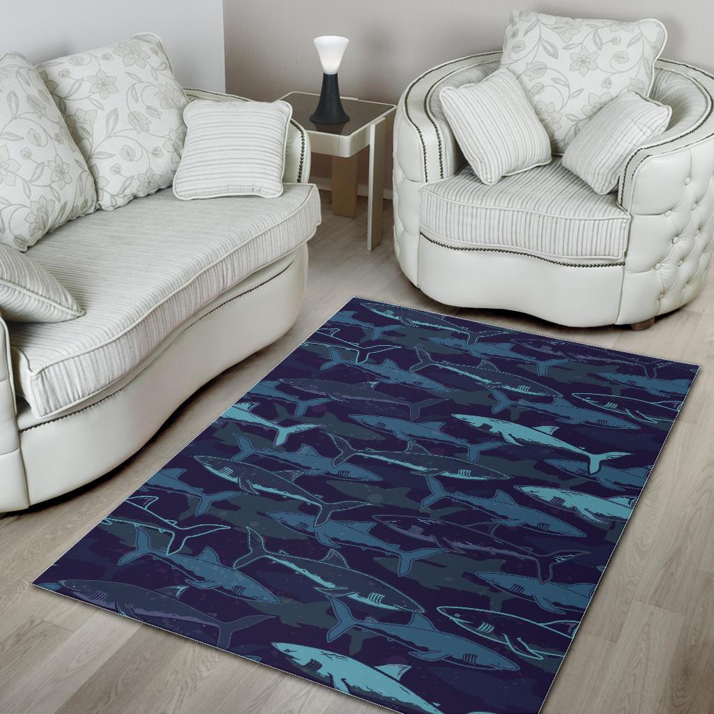 Shark pattern Area Rug