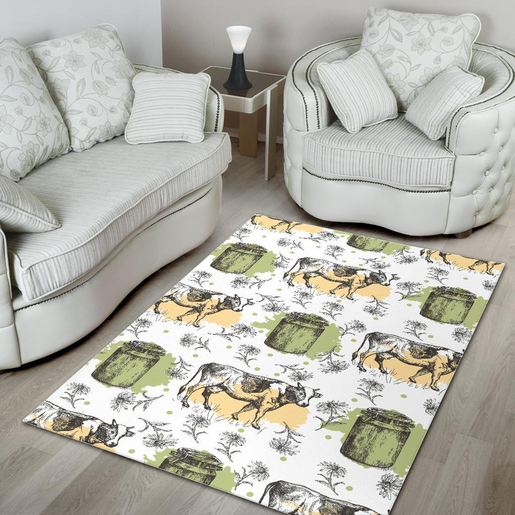 Cow Pattern Area Rug