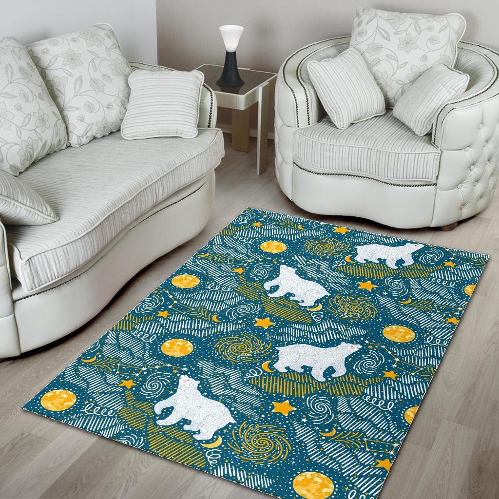 Polar Bear Pattern Area Rug