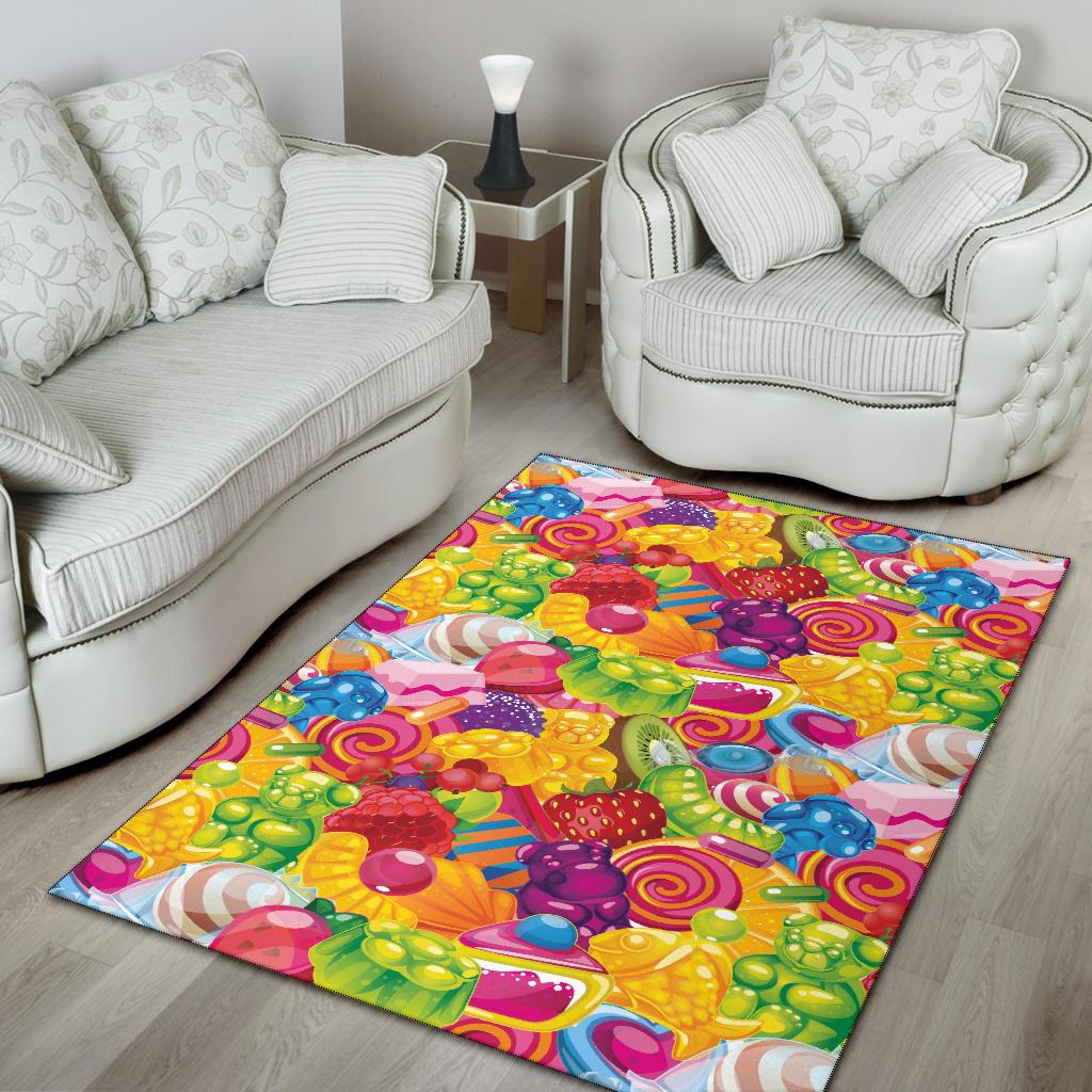 Candy Pattern Print Design CA01 Area Rugs