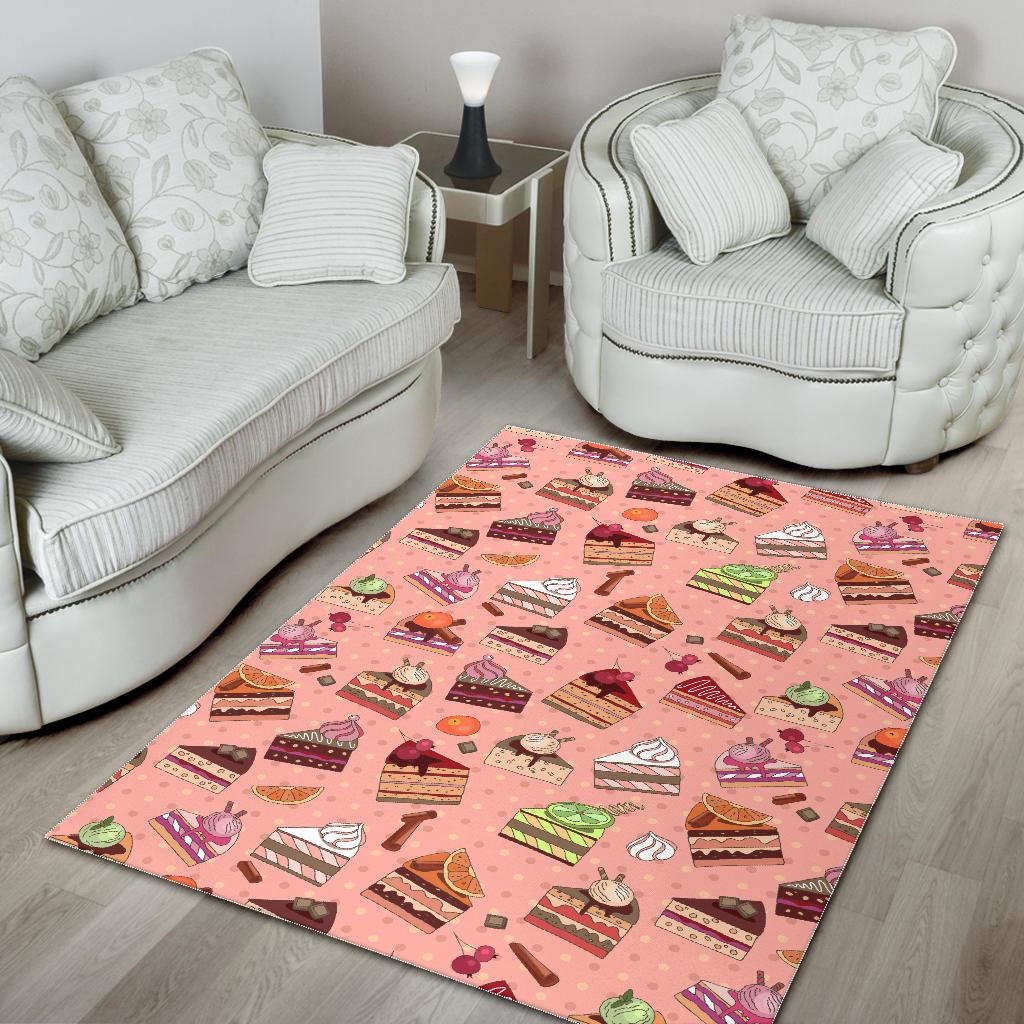 Cake Pattern Pokka dot Background Area Rug