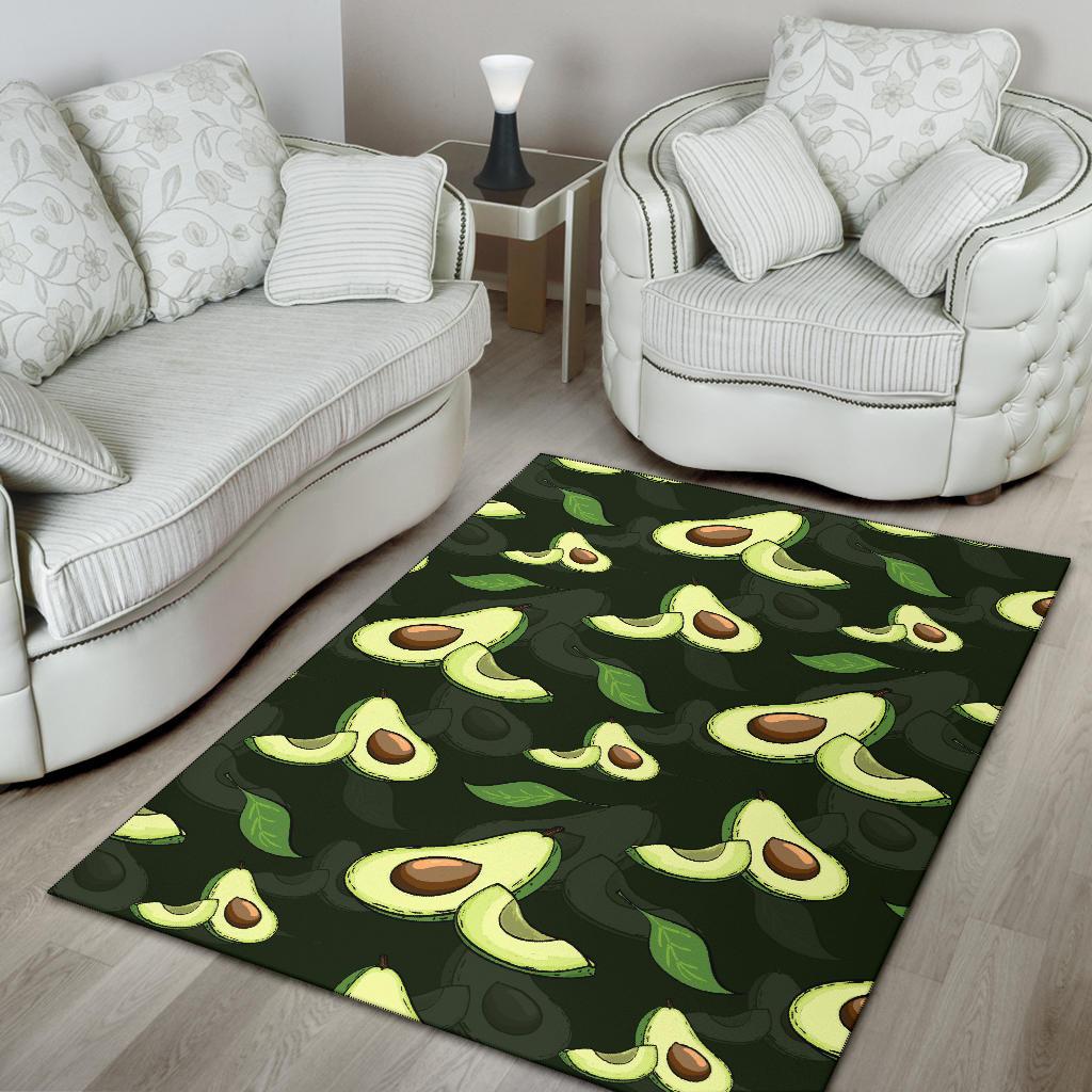 Avocado Pattern Print Design AC07 Area Rugs