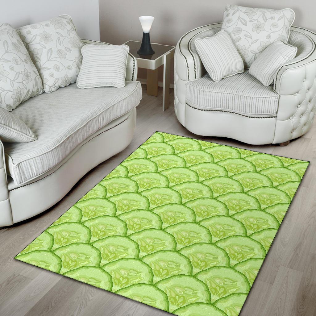 Cucumber Pattern Print Design CC04 Area Rugs