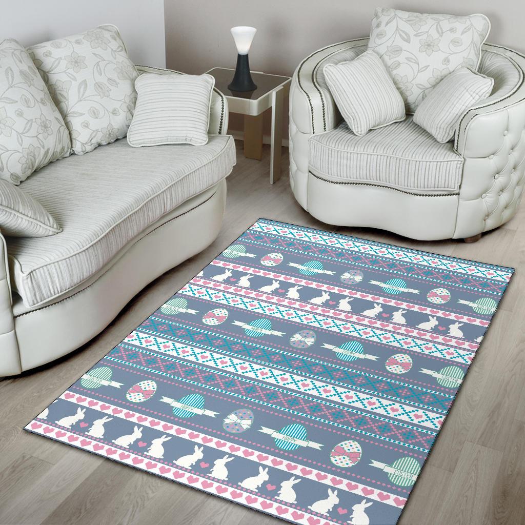 Easter Eggs Pattern Print Design RB013 Area Rugs