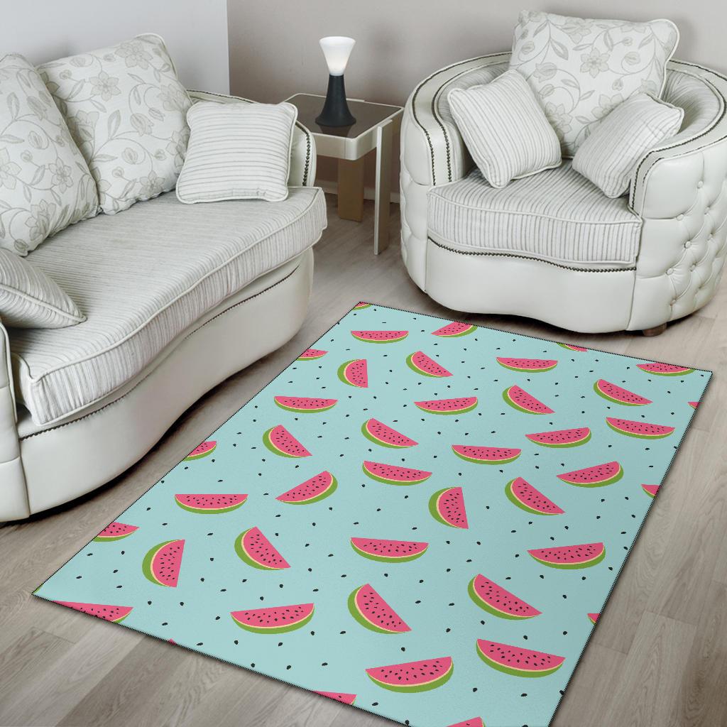 Watermelon Pattern Print Design WM06 Area Rugs