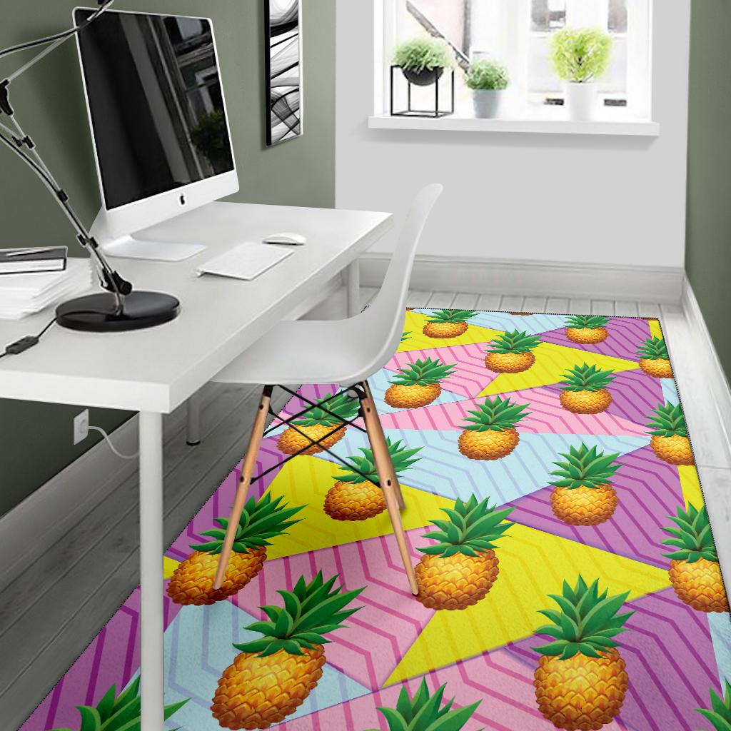 Pineapple Pattern Print Design PP05 Area Rugs
