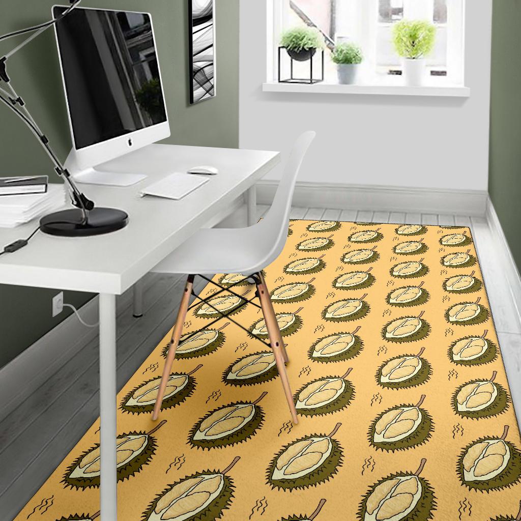 Durian Pattern Print Design DR02 Area Rugs