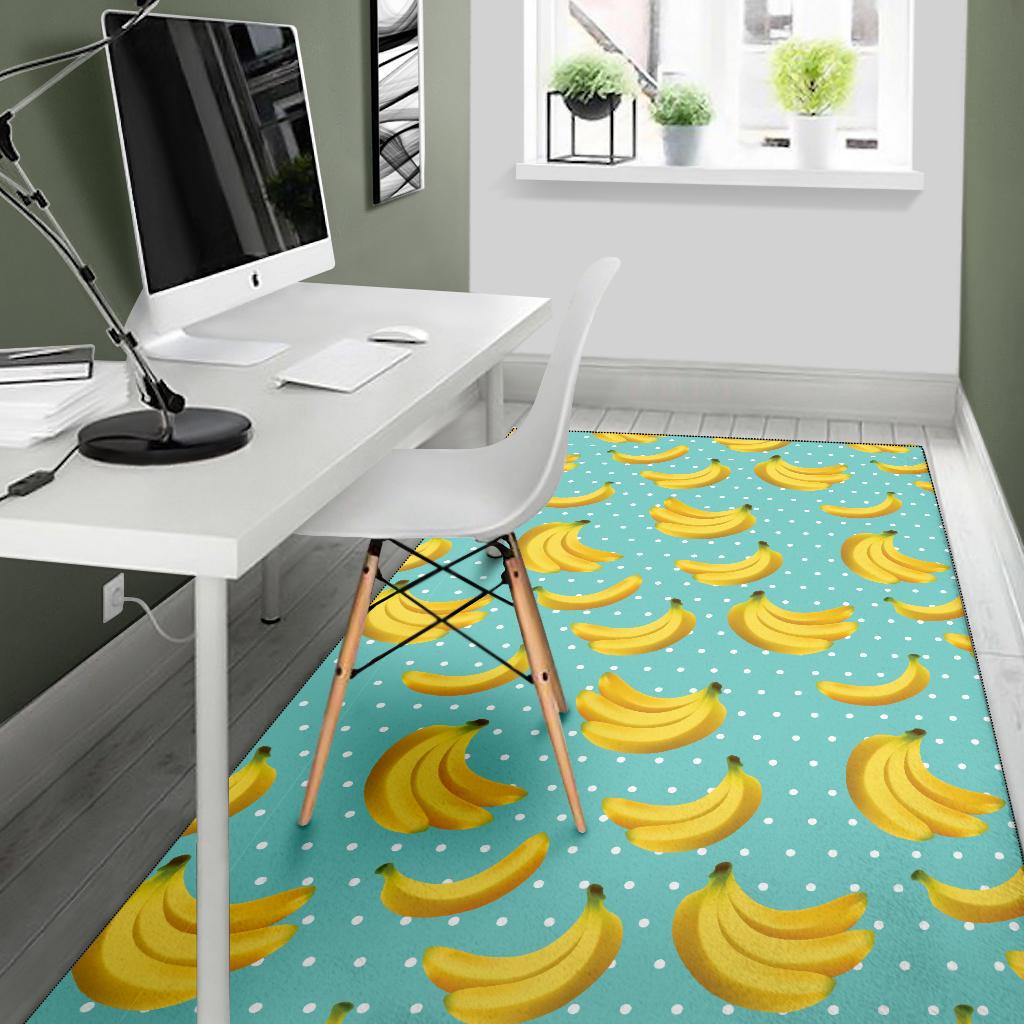 Banana Pattern Print Design BA02 Area Rugs