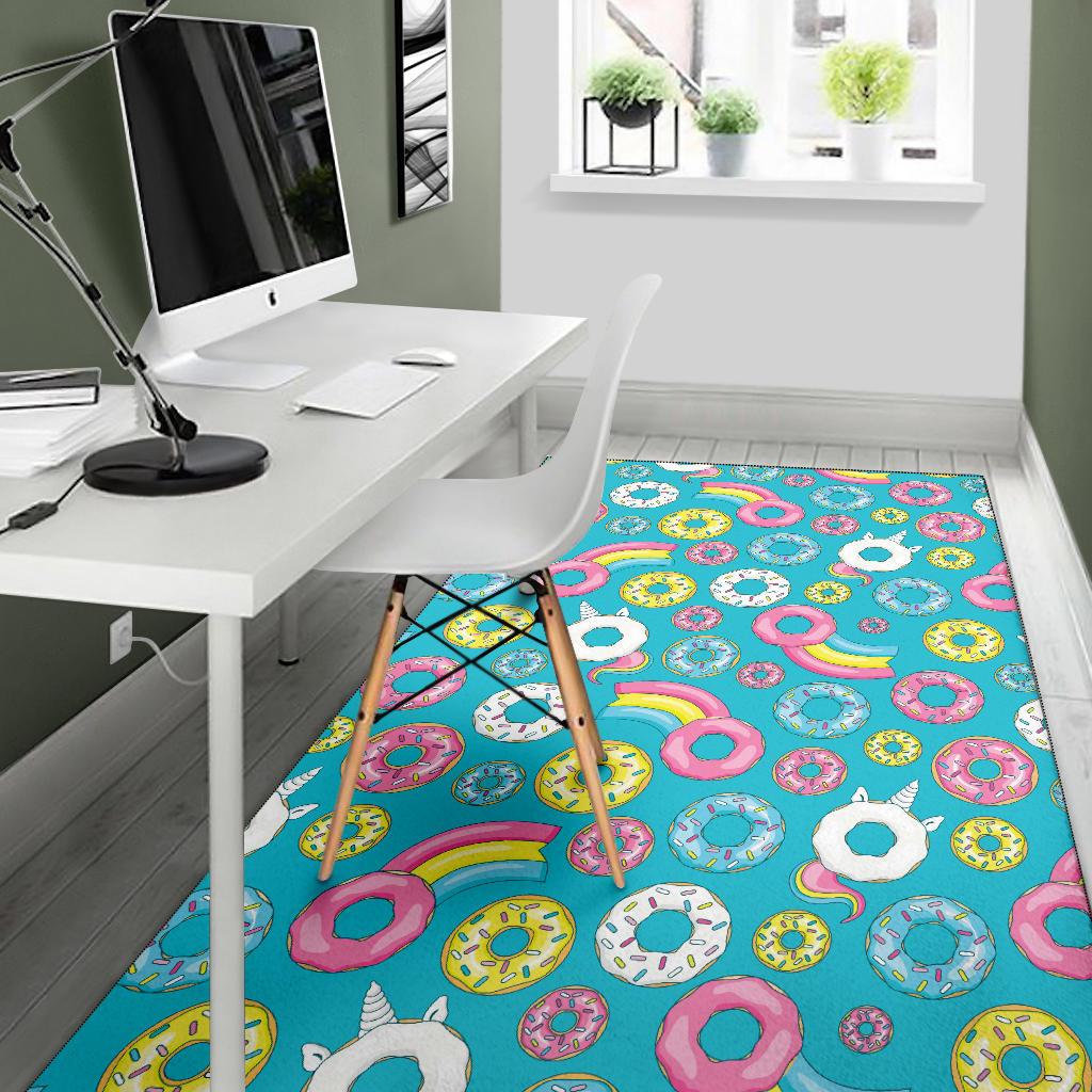 Donut Pattern Print Design DN013 Area Rugs