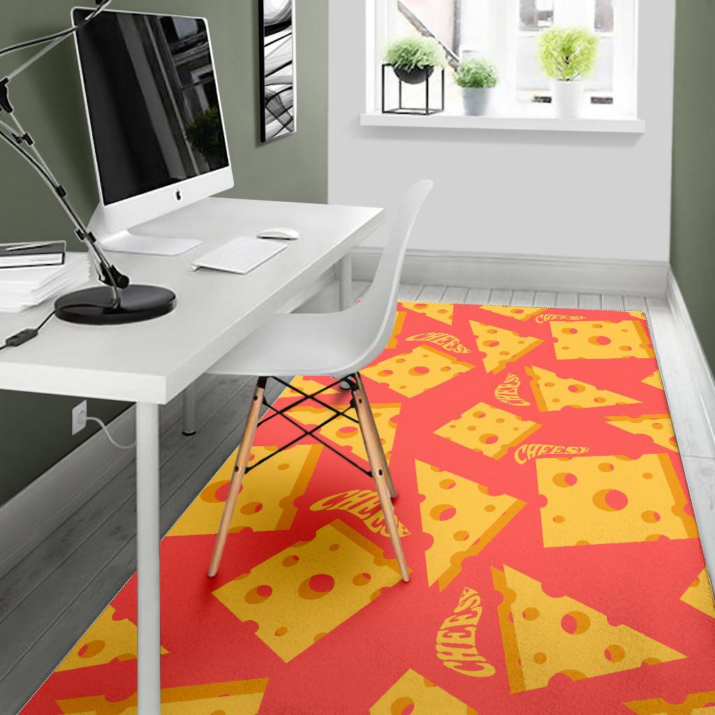 Sliced Cheese Pattern  Area Rug