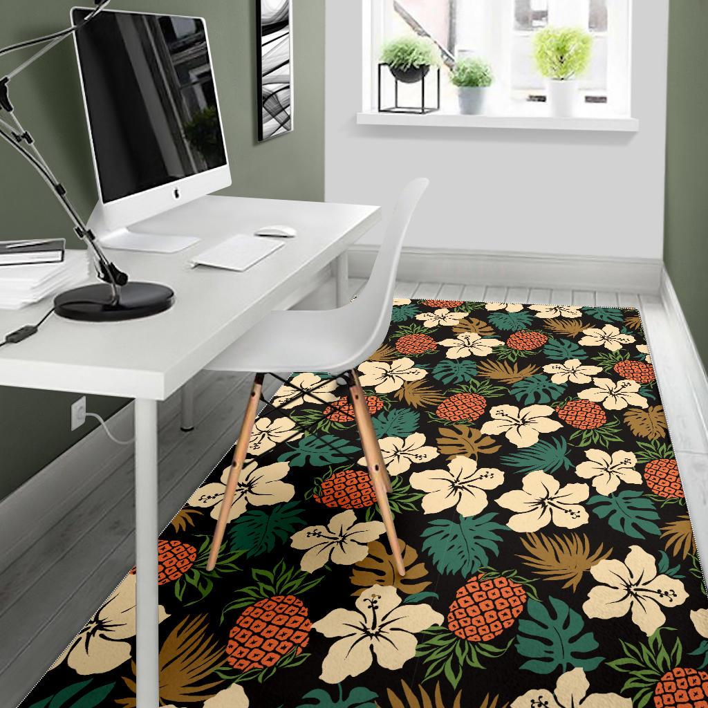 Hawaiian Themed Pattern Print Design H08 Area Rugs