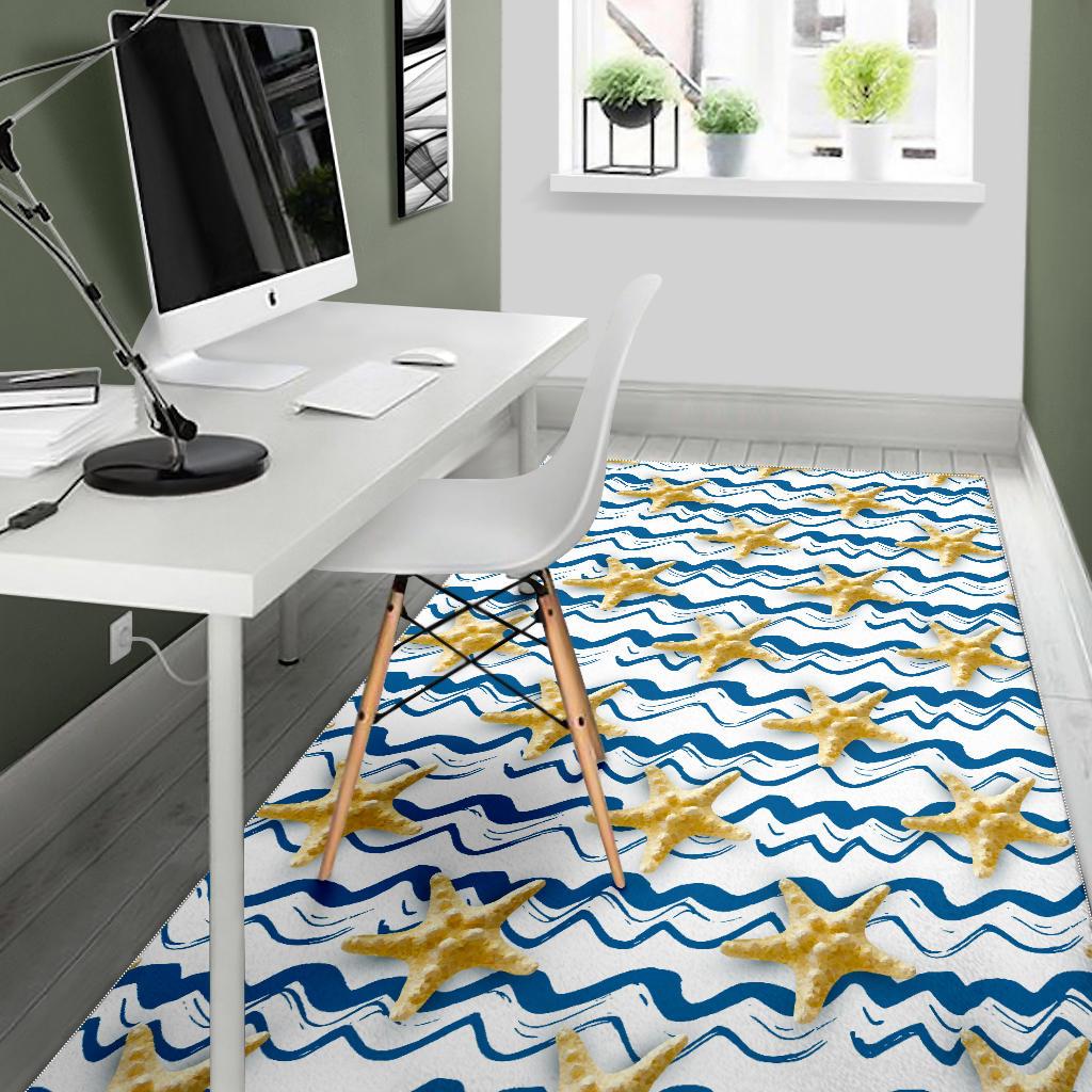 Starfish Pattern Area Rug