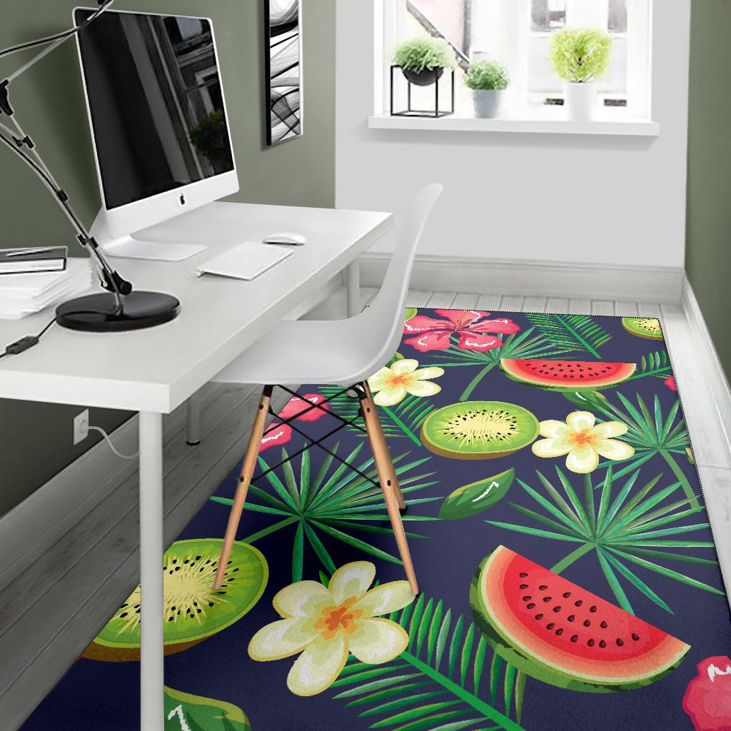 Tropical Fruits Pattern Print Design TF05 Area Rugs