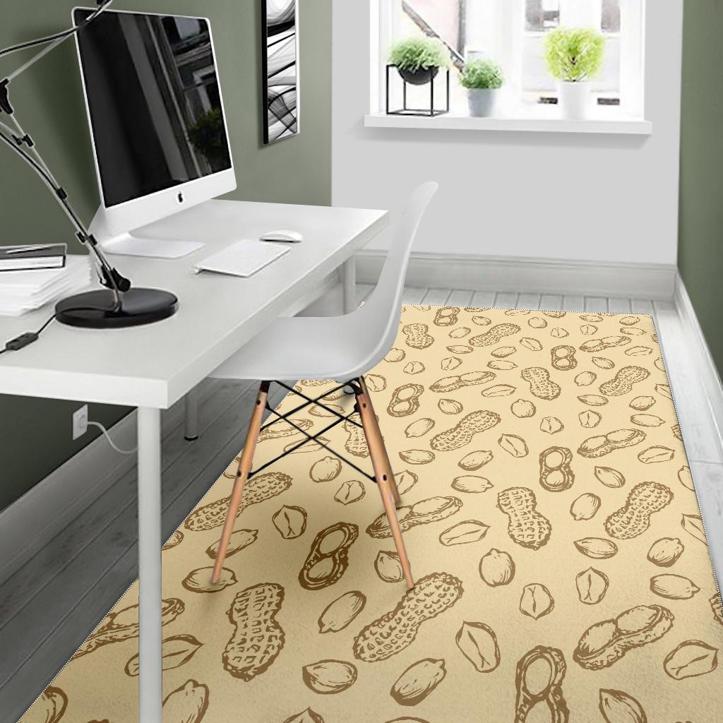 hand drawn peanuts pattern Area Rug