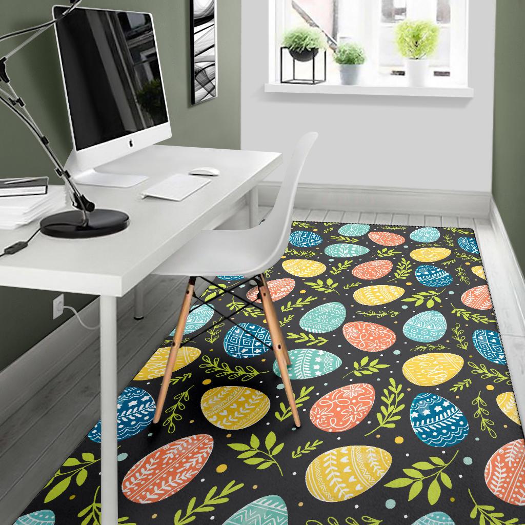 Easter Eggs Pattern Print Design RB01 Area Rugs
