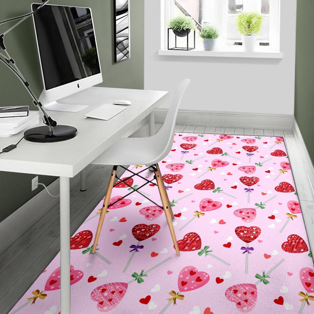 Lollipop Pattern Print Design LL07 Area Rugs