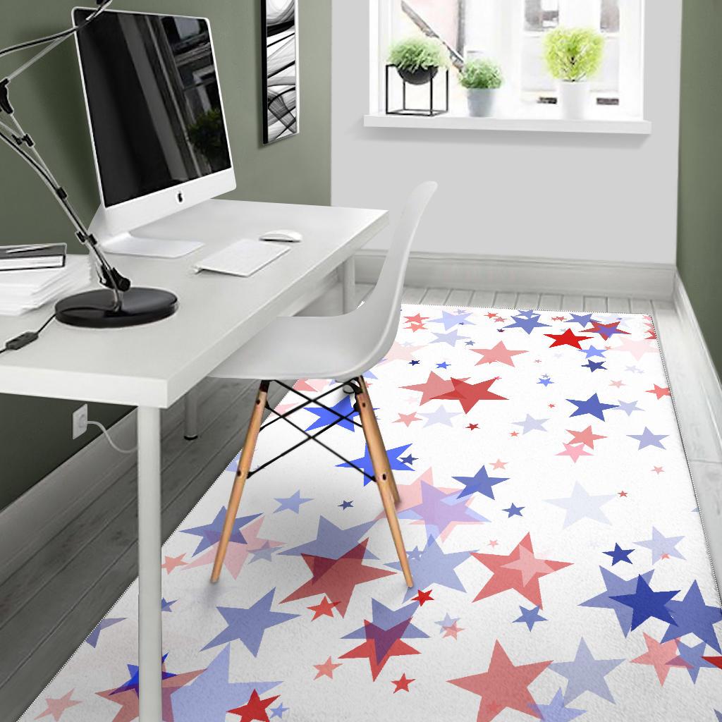USA Star Pattern Area Rug