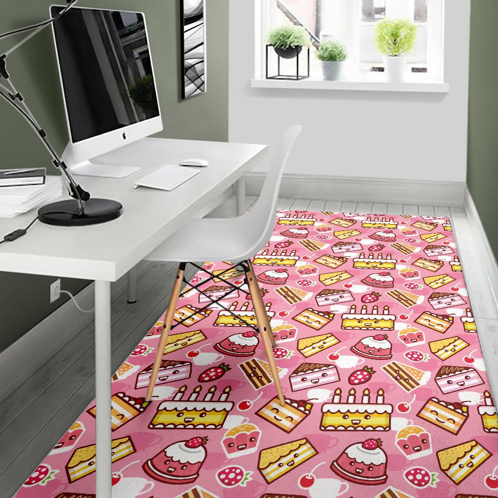 Cake Pattern Background Area Rug