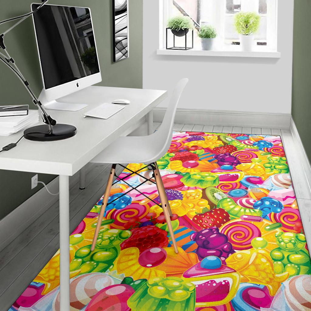 Candy Pattern Print Design CA01 Area Rugs