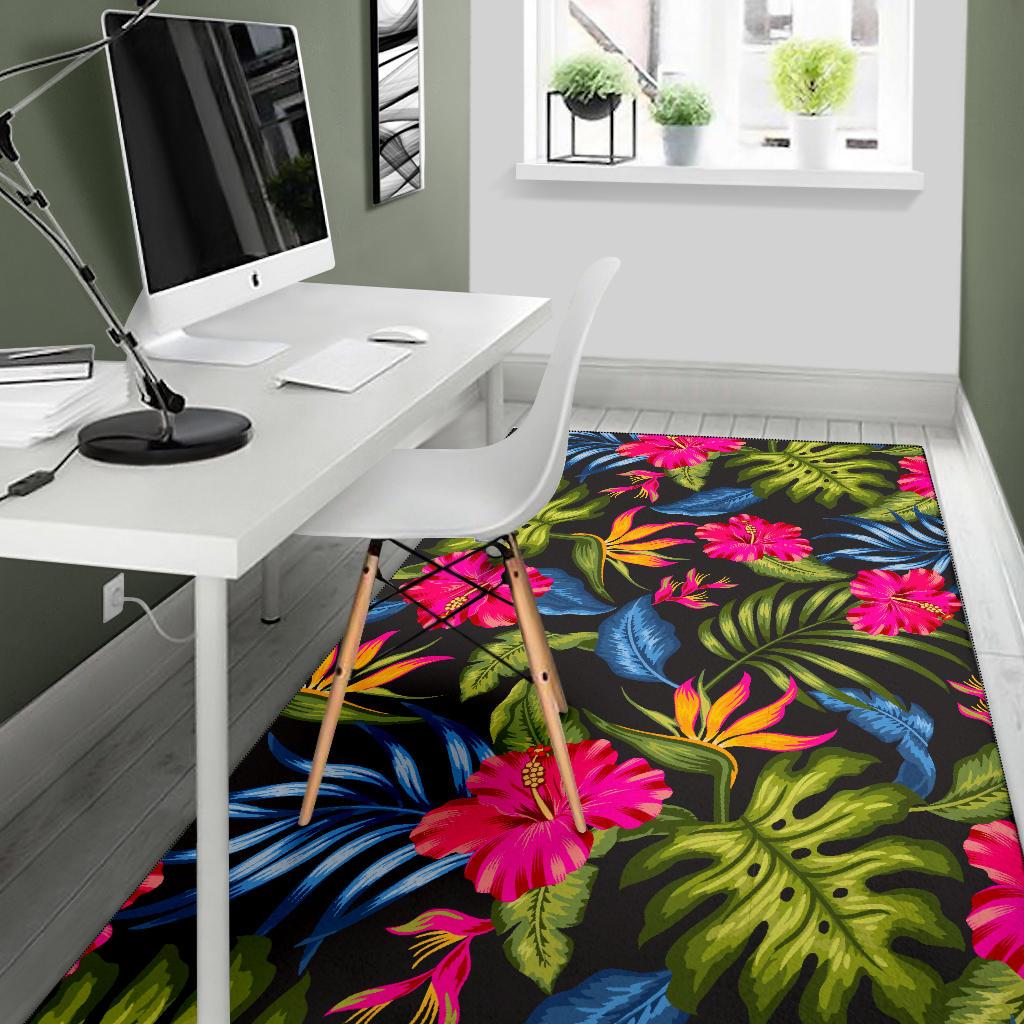 Bird Of Paradise Pattern Print Design BOP014 Area Rugs