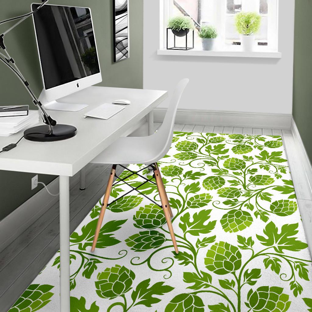 Hop design pattern Area Rug