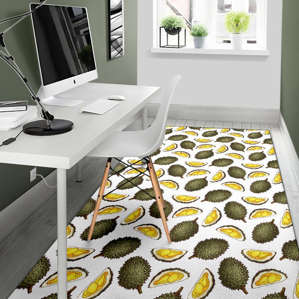 Durian Pattern Print Design DR03 Area Rugs