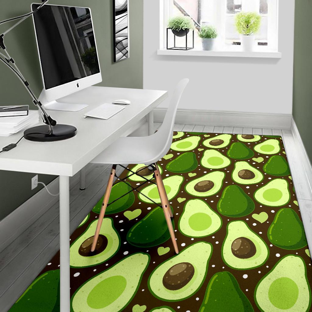 Avocado Pattern Print Design AC04 Area Rugs