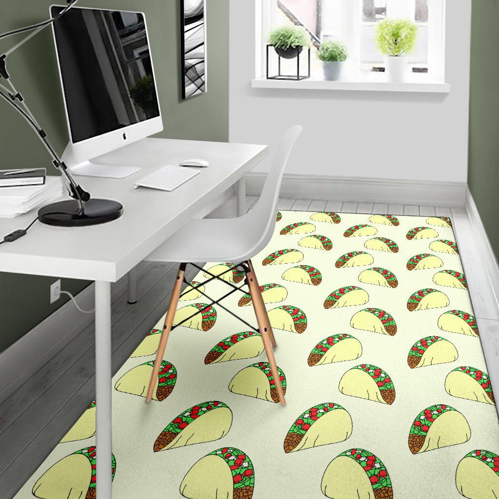 Taco Pattern Print Design TC05 Area Rugs