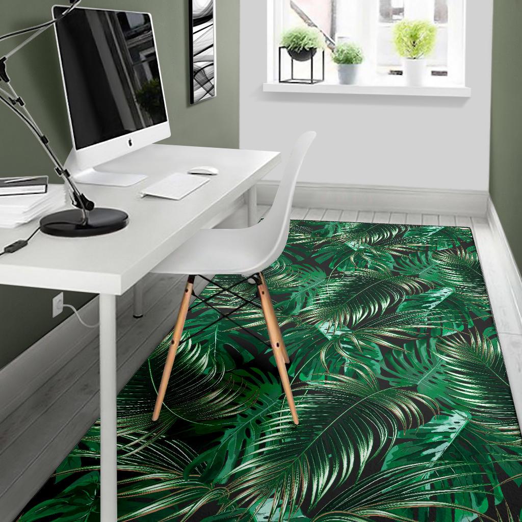 Tropical Flower Pattern Print Design TF012 Area Rugs