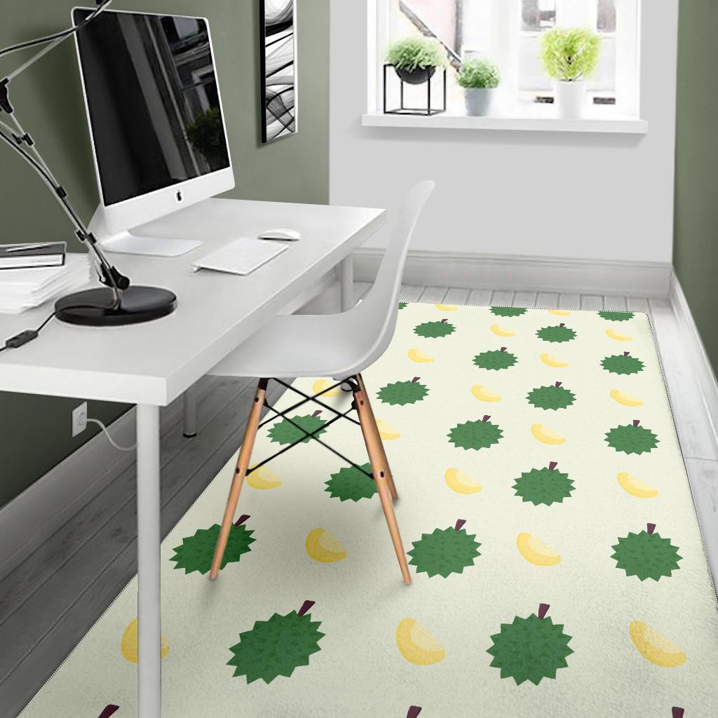 Durian Pattern Theme Area Rug