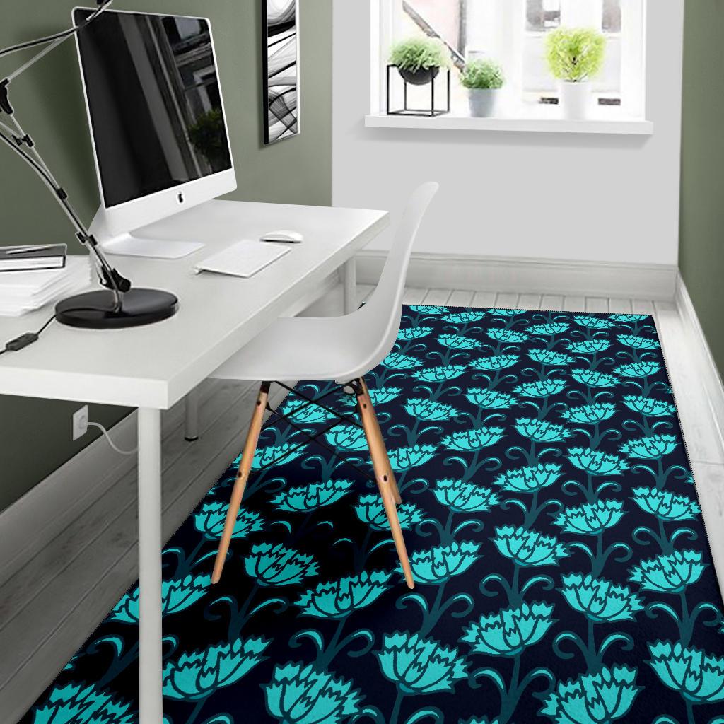 Carnations Pattern Print Design CN06 Area Rugs