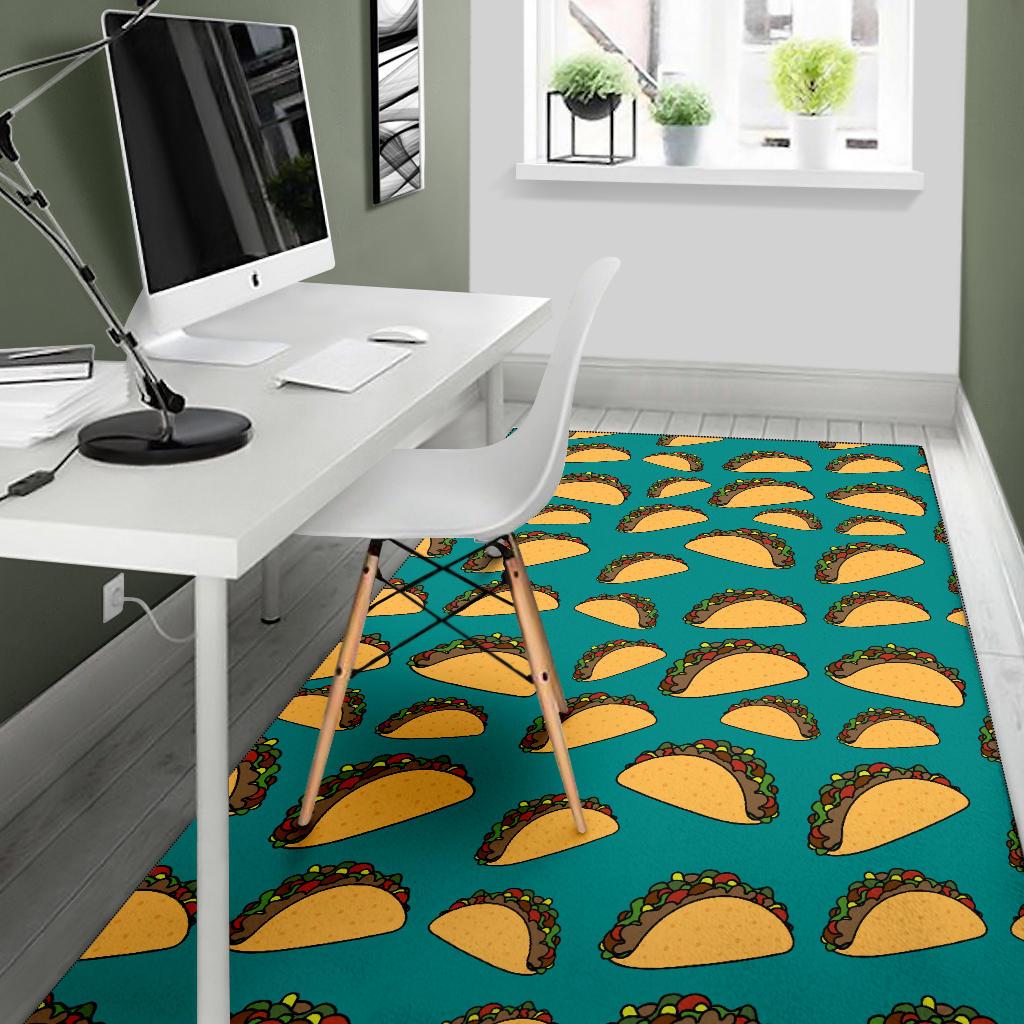 Taco Pattern Print Design TC07 Area Rugs
