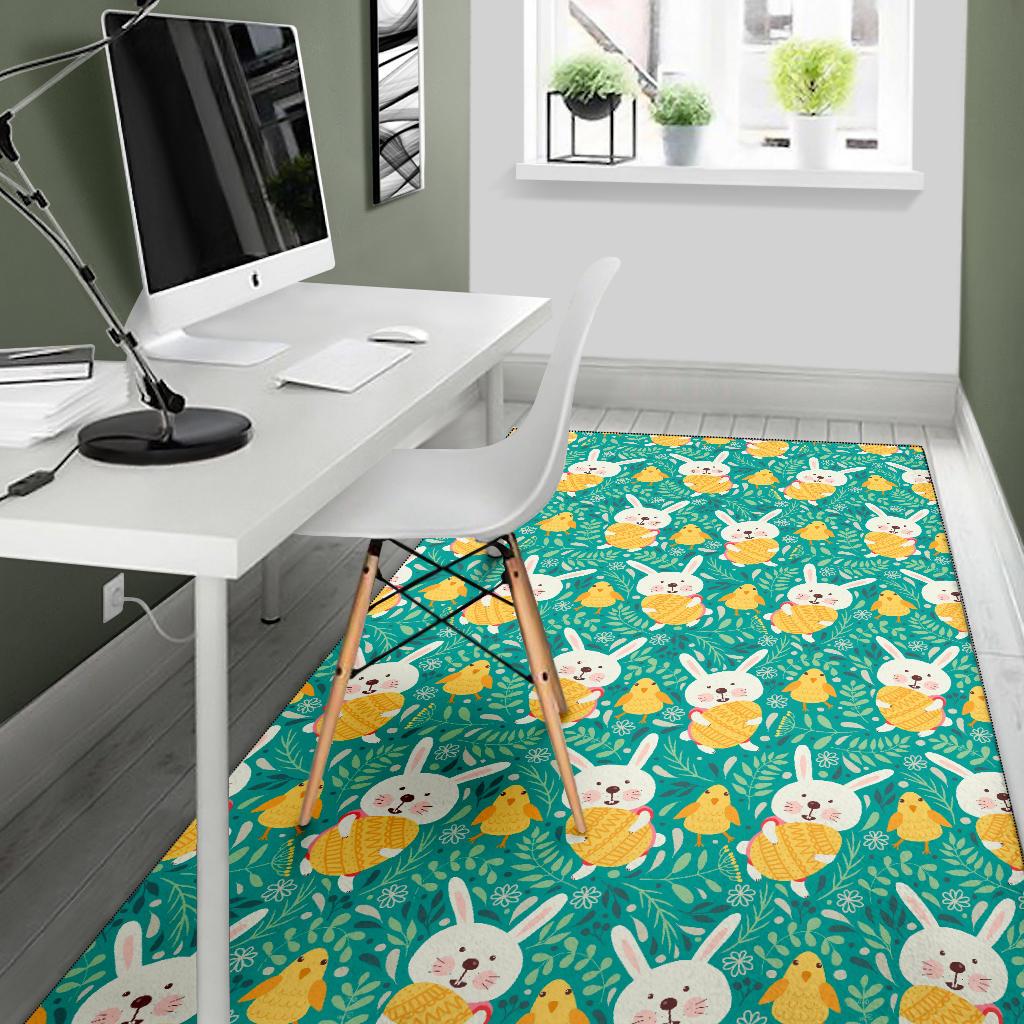 Easter Eggs Pattern Print Design RB02 Area Rugs