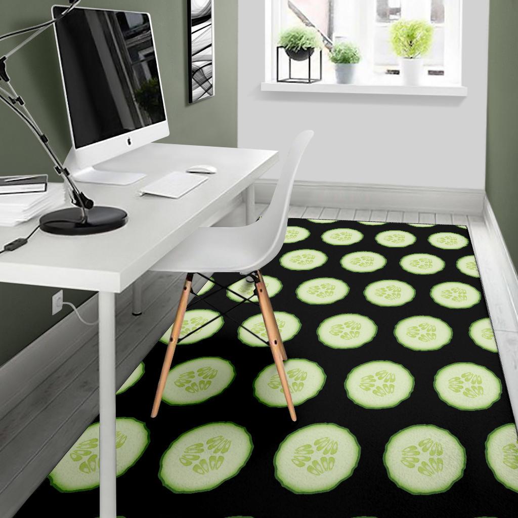 Cucumber Pattern Print Design CC02 Area Rugs