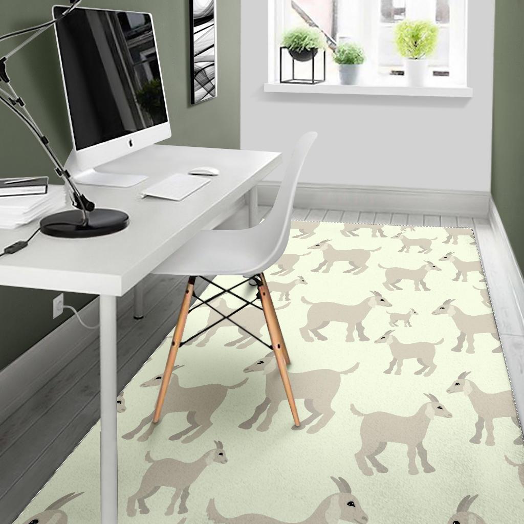 Little young goat pattern Area Rug