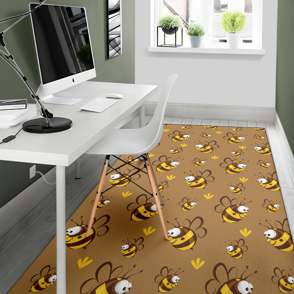 Bee Pattern Print Design BEE09 Area Rugs