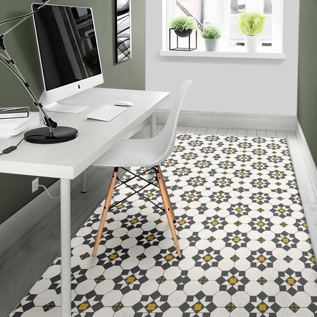 Arabic Morocco Pattern Background Area Rug