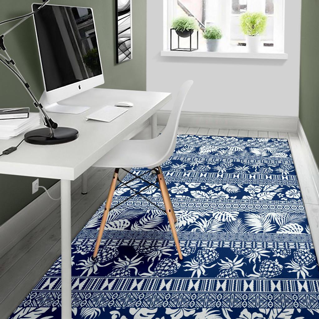 Hawaiian Themed Pattern Print Design H020 Area Rugs