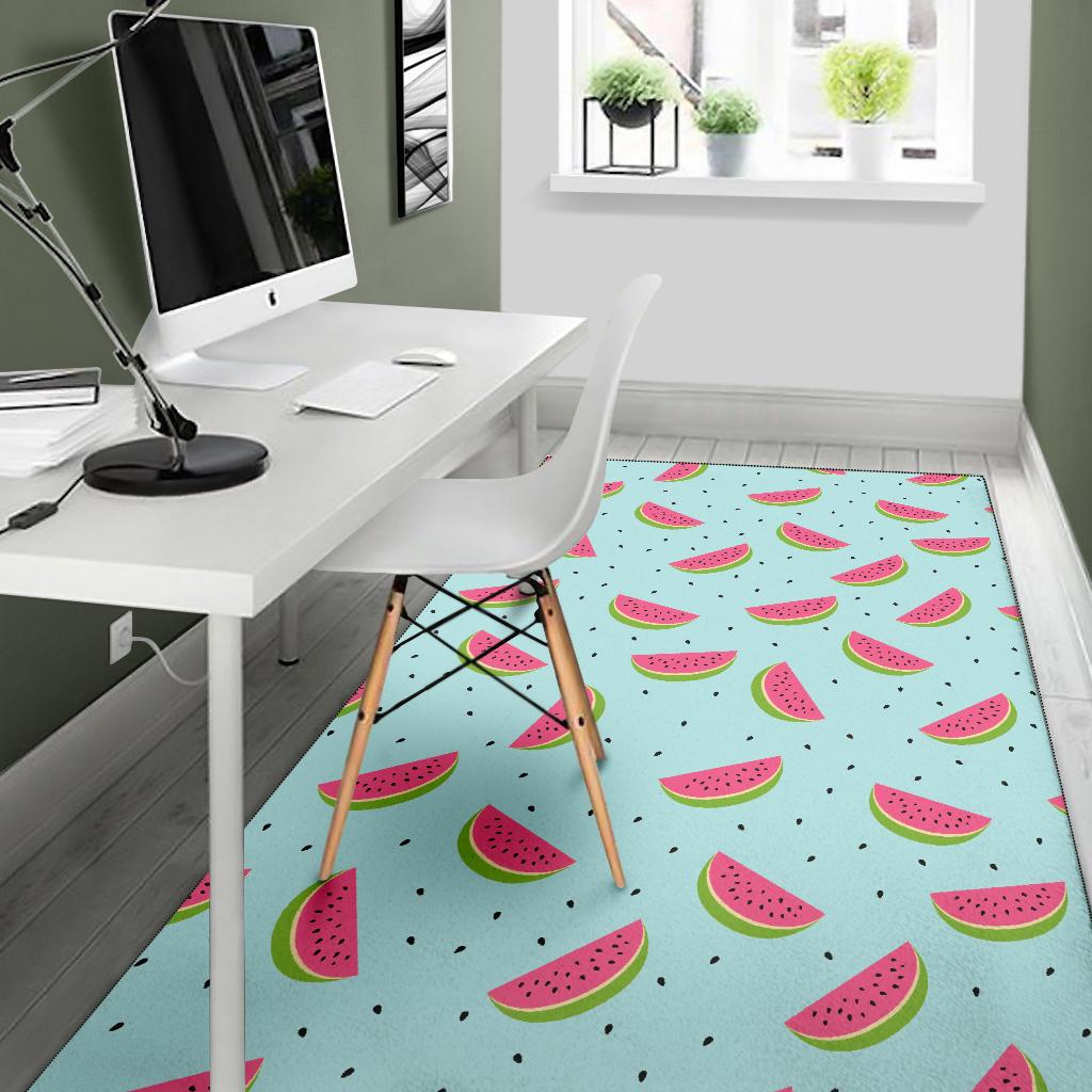Watermelon Pattern Print Design WM06 Area Rugs
