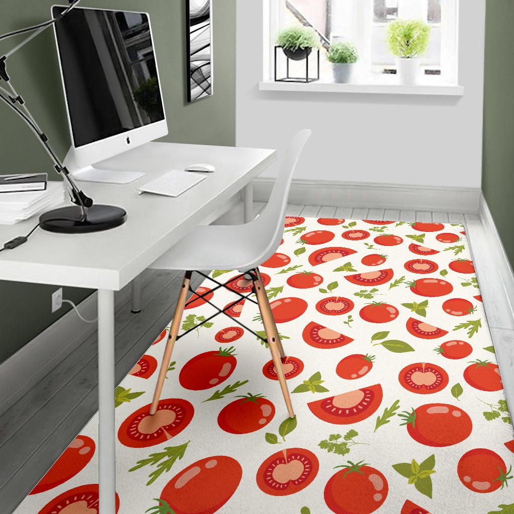 Tomato pattern Area Rug