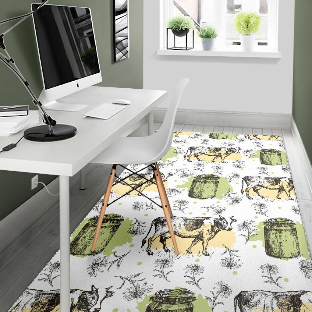 Cow Pattern Area Rug