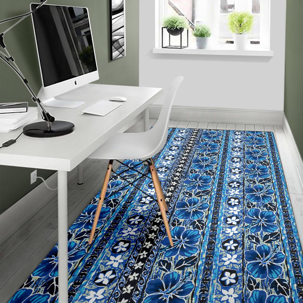 Hawaiian Themed Pattern Print Design H012 Area Rugs