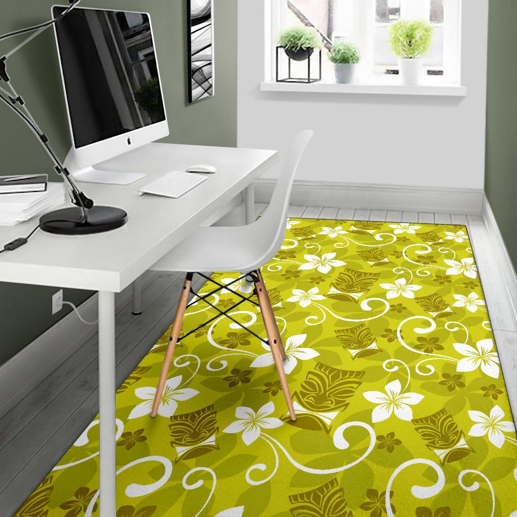 Hawaiian Themed Pattern Print Design H019 Area Rugs
