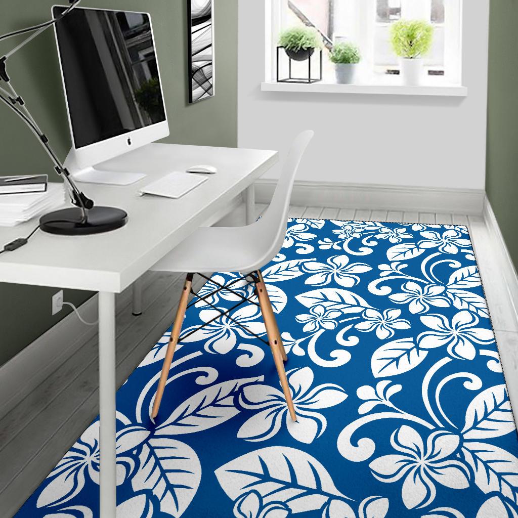 Plumeria Pattern Print Design PM013 Area Rugs