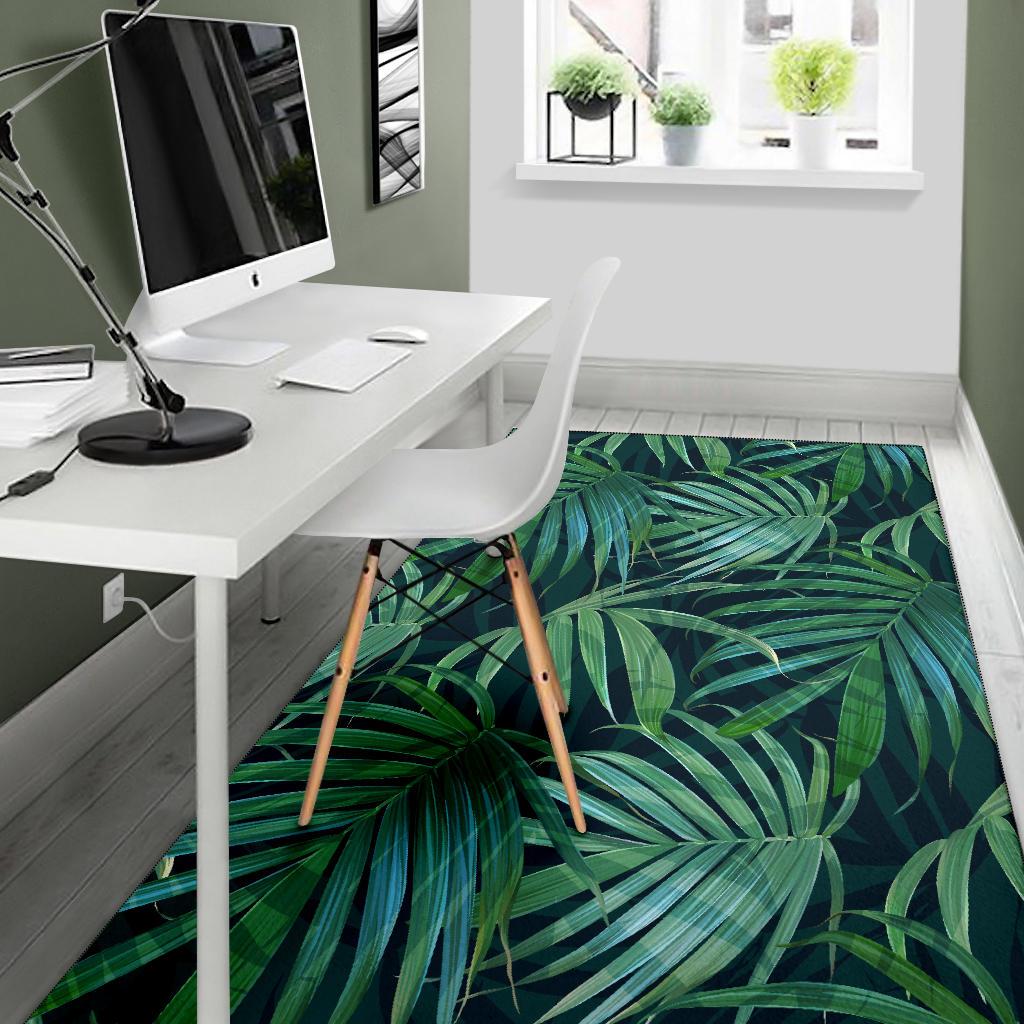 Tropical Flower Pattern Print Design TF011 Area Rugs