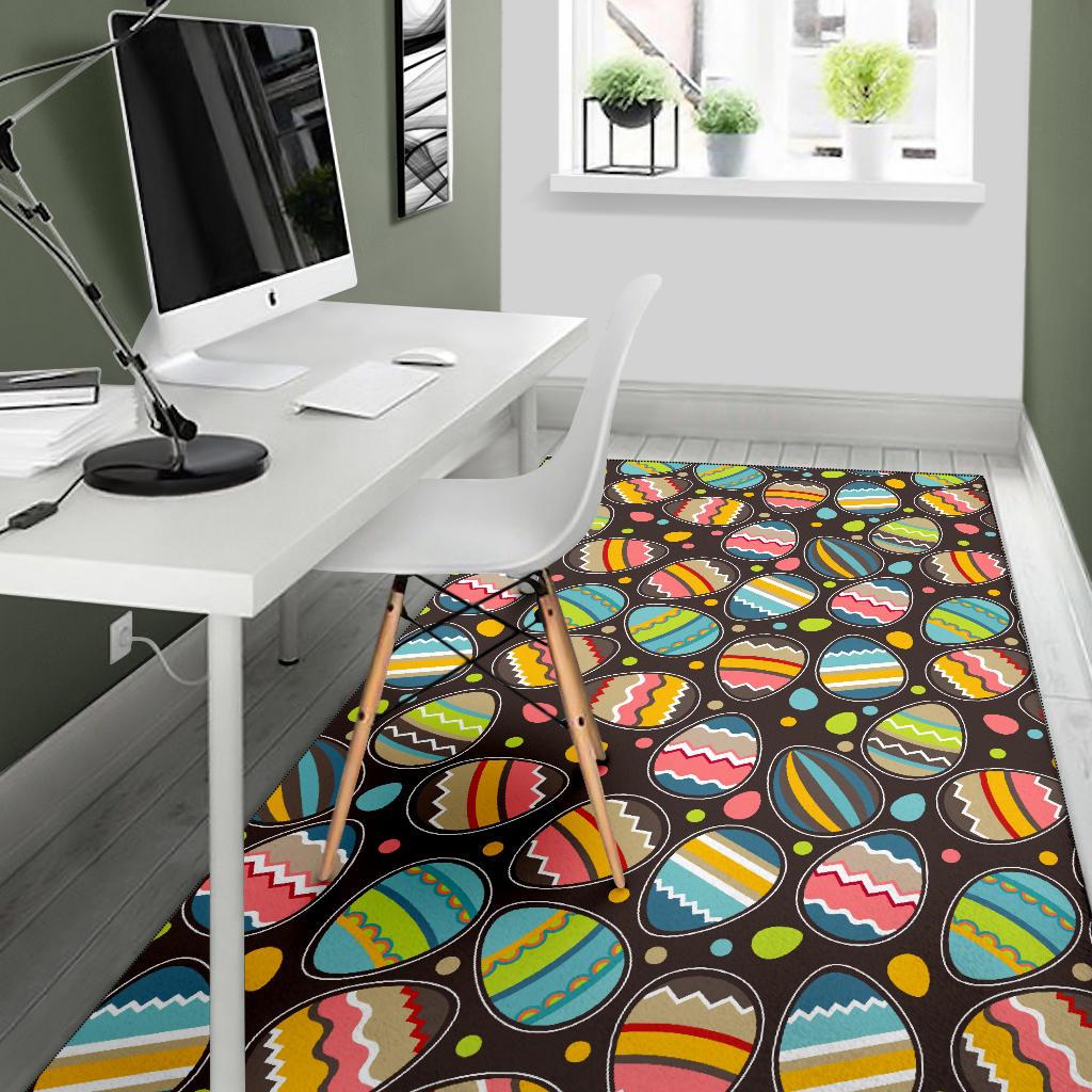 Easter Eggs Pattern Print Design RB03 Area Rugs