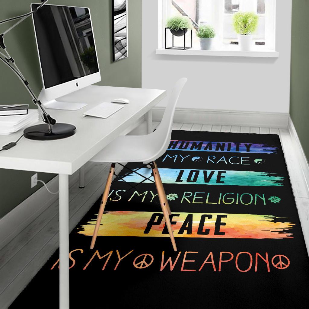 Black Area Rug