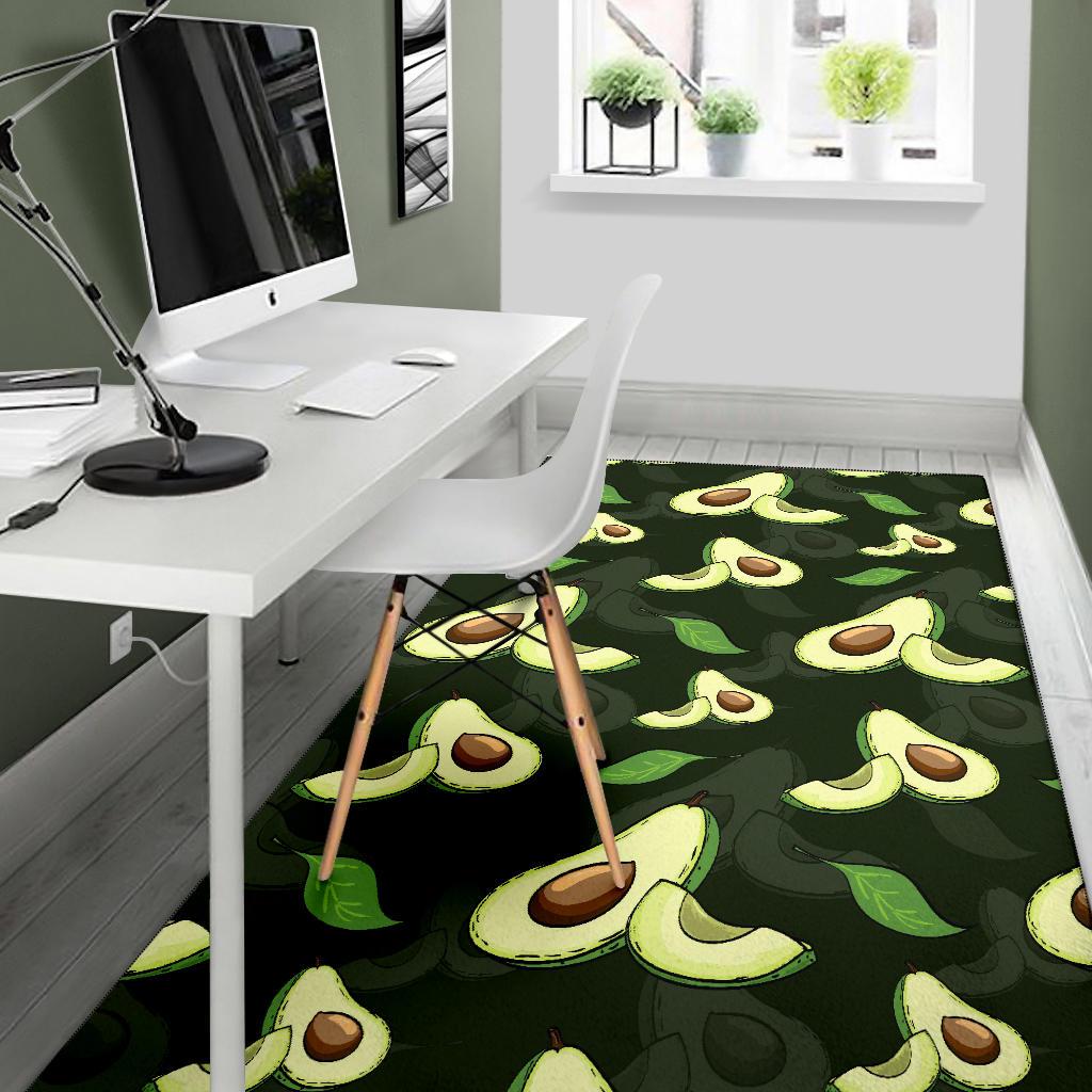 Avocado Pattern Print Design AC07 Area Rugs