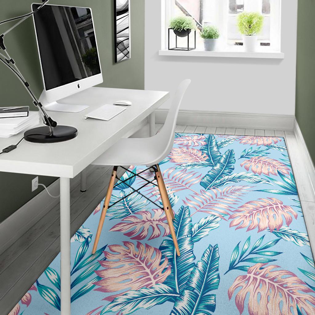 Tropical Flower Pattern Print Design TF01 Area Rugs